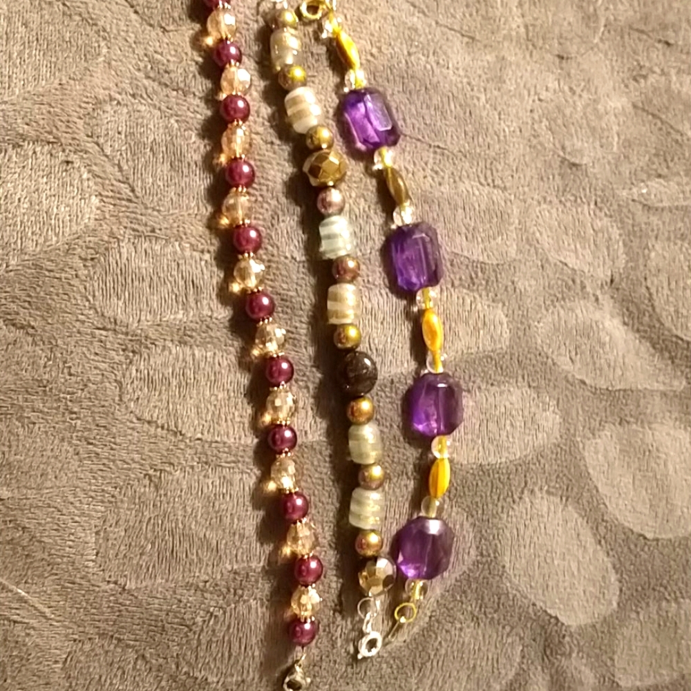 3 beautiful bracelets